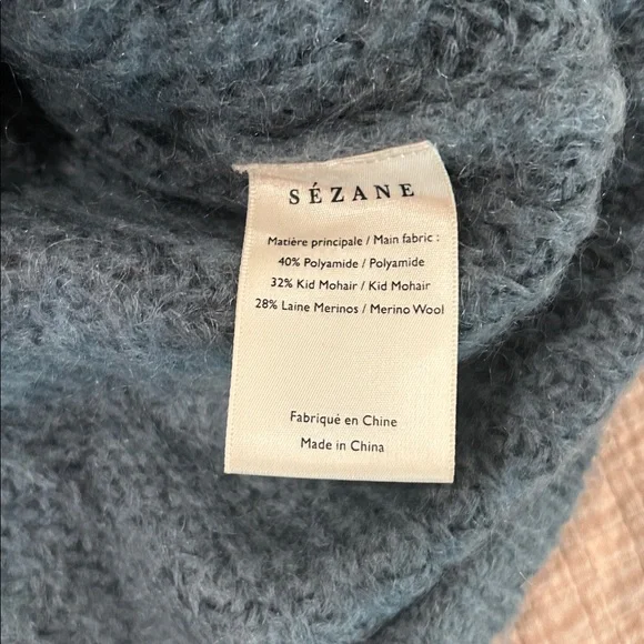 Sezane Gisele Jumper Sweater Sage - Picture 4 of 5